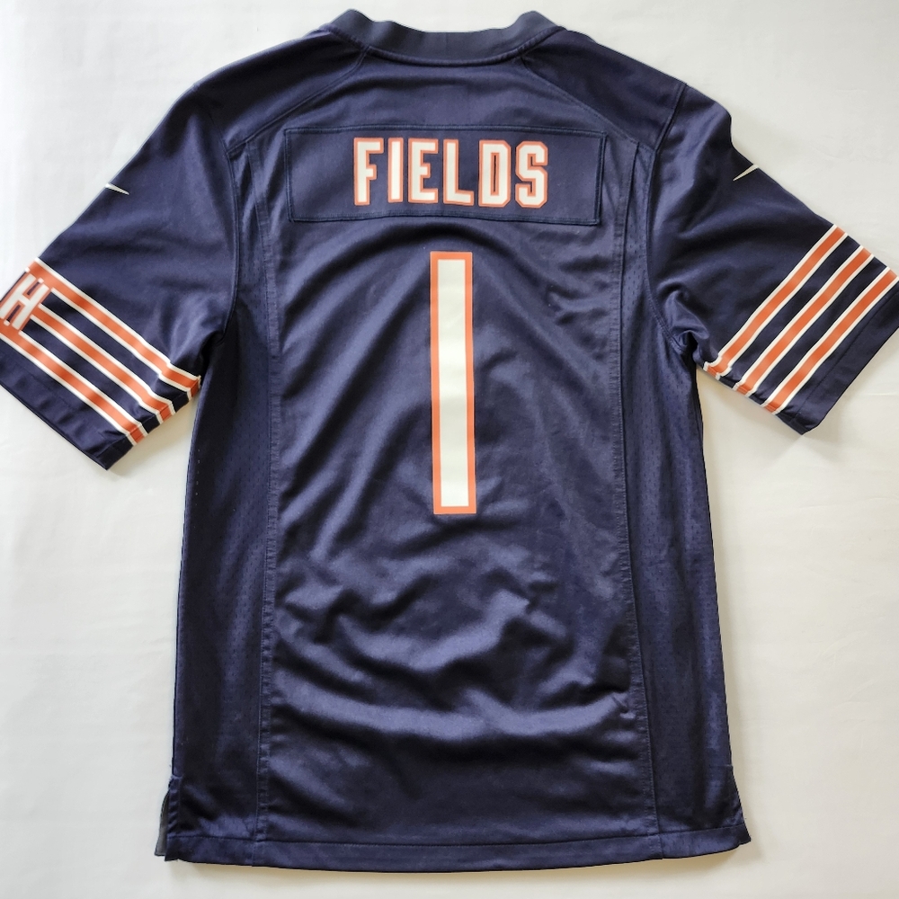 Nike NFL On Field Chicago Bears Football Jersey #1 Justin Fields Small Men Women - Picture 4 of 5